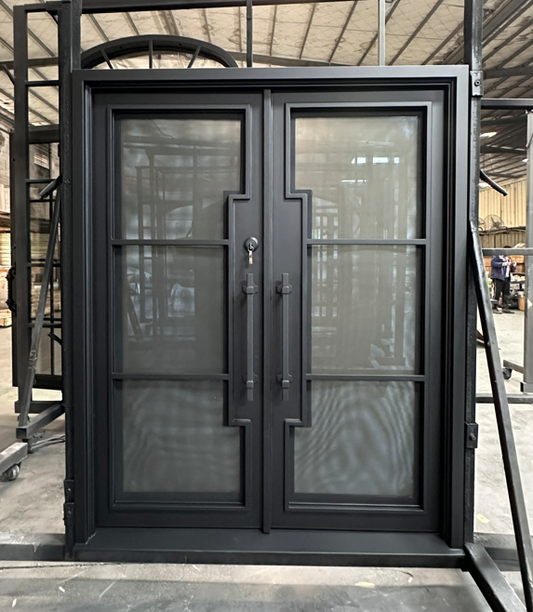 12g Iron Double Door - Weiss